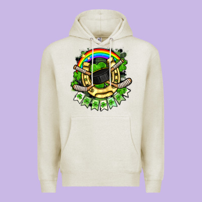 St. Patrick's Day Hockey Premium Hoodie Designed By Fadigitalartstudio