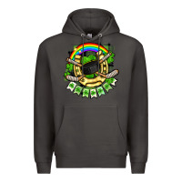 Smoke St. Patrick's Day Hockey Premium Hoodie - FaDigitalArtStudio