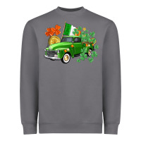 Storm Western St. Patrick's Day truck Heavyweight Sweatshirt - CowGirlArtShop