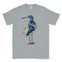 Heather Grey Louisiana Heron Classic Tee - LillyAllenDesigns