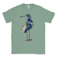 Sage Louisiana Heron Classic Tee - LillyAllenDesigns