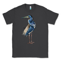Smoke Louisiana Heron Classic Tee - LillyAllenDesigns