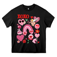 Black cute valentines day Heavy Core Tee - MaliasSmallBusiness