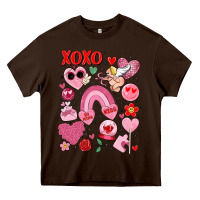 Chocolate Brown cute valentines day Heavy Core Tee - MaliasSmallBusiness