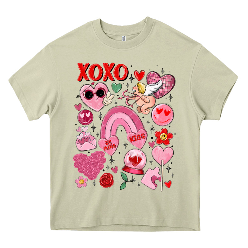 Cute Valentines Day Heavy Core Tee by MaliasSmallBusiness | Teevron