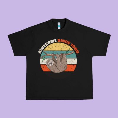 Born In 1980 Womens 1980 Urban Heavy Tee Designed By Bettercallsaul
