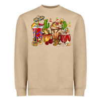 Mushroom Cino De Mayo coffee cups Mexico Heavyweight Sweatshirt - HowdyJamesFarm