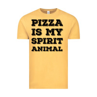 Vintage Mustard Pizza Is My Spirit Animal Vintage Tee - Bettercallsaul
