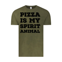 Vintage Olive Pizza Is My Spirit Animal Vintage Tee - Bettercallsaul