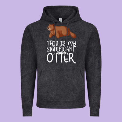 This Is My Significant Otter Vintage Hoodie Designed By Bettercallsaul