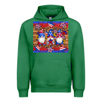 Emerald american flag gnomes star leopard glitter tumbler Urban Hoodie - Artiststas