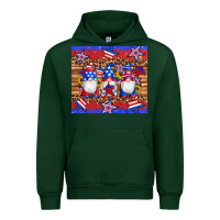Forest Green american flag gnomes star leopard glitter tumbler Urban Hoodie - Artiststas