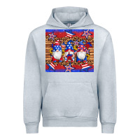 Heather Grey american flag gnomes star leopard glitter tumbler Urban Hoodie - Artiststas