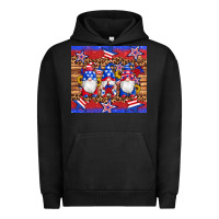 Pigment Black american flag gnomes star leopard glitter tumbler Urban Hoodie - Artiststas