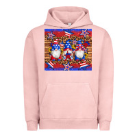 Pigment Salmon american flag gnomes star leopard glitter tumbler Urban Hoodie - Artiststas