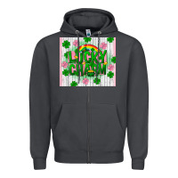 Smoke lucky charm st patricks day Zipper Hoodie - FaDigitalArtStudio