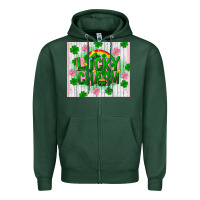 Sports Green lucky charm st patricks day Zipper Hoodie - FaDigitalArtStudio