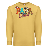 Antique Gold Papa Claus Premium Sweatshirt - CowhideDigitalArt