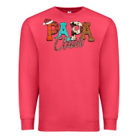 Cardinal Papa Claus Premium Sweatshirt - CowhideDigitalArt