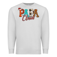 Dove Grey Papa Claus Premium Sweatshirt - CowhideDigitalArt