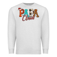 Oatmeal Heather Papa Claus Premium Sweatshirt - CowhideDigitalArt