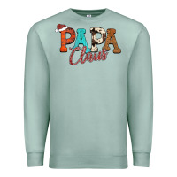Seafoam Papa Claus Premium Sweatshirt - CowhideDigitalArt