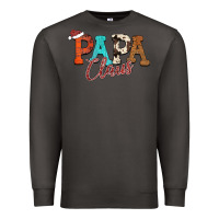 Smoke Papa Claus Premium Sweatshirt - CowhideDigitalArt