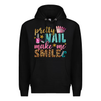 Black pretty nail make me smile bbs Premium Hoodie - BundleAndBundleShop