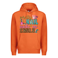 Carrot pretty nail make me smile bbs Premium Hoodie - BundleAndBundleShop