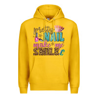 Lemon pretty nail make me smile bbs Premium Hoodie - BundleAndBundleShop