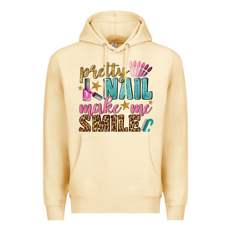 Pretty Nail Make Me Smile Bbs Premium Hoodie by BundleAndBundleShop | Teevron