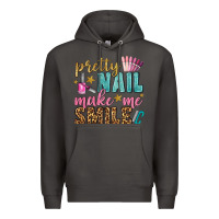 Smoke pretty nail make me smile bbs Premium Hoodie - BundleAndBundleShop