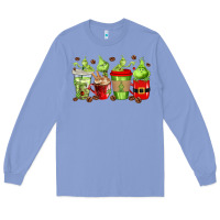 Colony Blue grinch coffee cups Long Sleeve Tee - texasbilliewilder