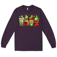 Plum grinch coffee cups Long Sleeve Tee - texasbilliewilder