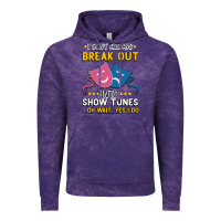 Cloud Purple My Brain is 95% Show Tunes. Funny Theatre Gift. Vintage Hoodie - Bettercallsaul