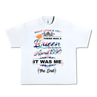 White The Queen Reigning Since 1990 Urban Heavy Tee - Bettercallsaul