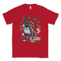 Red Easter Pitbull Classic Tee - RanaPortraitStore