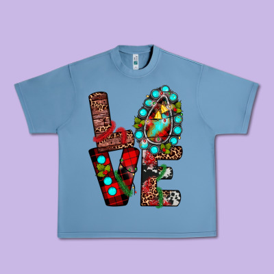 Christmas Love Urban Heavy Tee Designed By Jahusdesignshop
