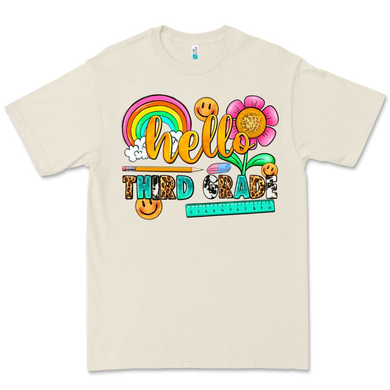 Hello Third Grade Premium Tee by NancyCooperArtShop | Teevron