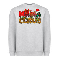 Heather Grey Mama claus mother's day Heavyweight Sweatshirt - HowdyJamesFarm