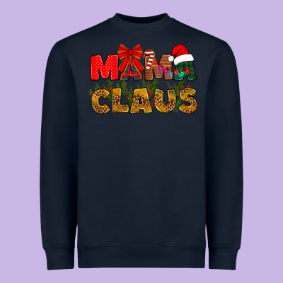Mama Claus Mother's Day Heavyweight Sweatshirt Designed By Howdyjamesfarm