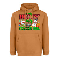 Meerkat In My Holly Jolly Teacher Era Heavyweight Hoodie - CowhideDigitalArt