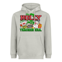 Moon Dust In My Holly Jolly Teacher Era Heavyweight Hoodie - CowhideDigitalArt