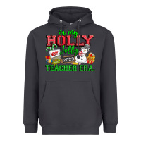 Smoke In My Holly Jolly Teacher Era Heavyweight Hoodie - CowhideDigitalArt