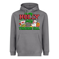 Storm In My Holly Jolly Teacher Era Heavyweight Hoodie - CowhideDigitalArt