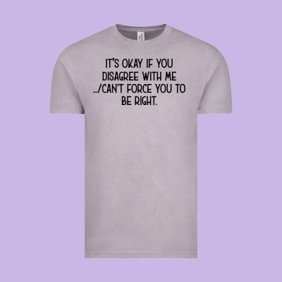 It's Okay If You Disagree With Me Vintage Tee Designed By Bettercallsaul