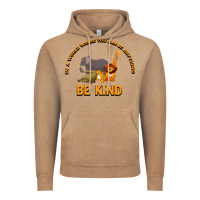 Vintage Coffee In a World Where You Can Be Anything Bee Kind Vintage Hoodie - Bettercallsaul