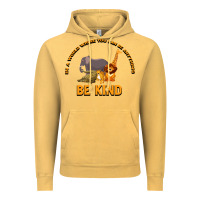 Vintage Mustard In a World Where You Can Be Anything Bee Kind Vintage Hoodie - Bettercallsaul