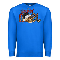 True Royal rockin noel skull Premium Sweatshirt - CowhideDigitalArt