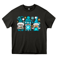 Asphalt winter gnomies Heavy Core Tee - NancyCooperArtShop